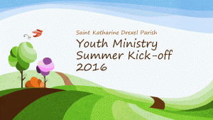 YouthMinistrySummerKickoff2016