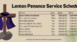 031723 lenten penance service schedule